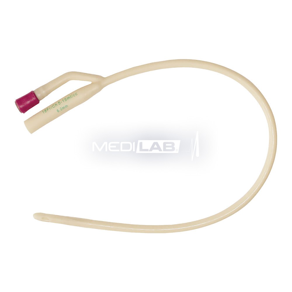 2-Wege Foley Katheter Nelaton - Größe CH10, Ballonvolumen 3ml, kindlich