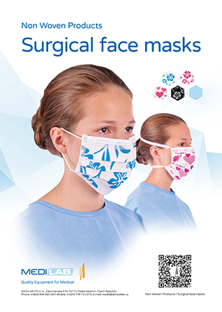 Leaflet for surgical face masks / Broschüre für Vliesprodukte – chirurgische Gesichtsmasken